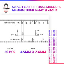 Load image into Gallery viewer, 50pcs Flush-Fit Base Magnets