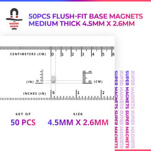 Load image into Gallery viewer, 50pcs Flush-Fit Base Magnets The Old World