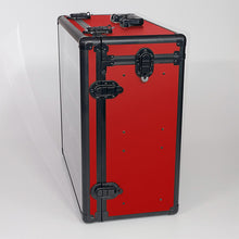 Load image into Gallery viewer, RED TableWar Modular Full-Size Display Tower Case for miniature wargaming storage and transport