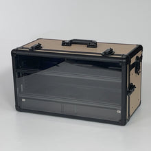 Load image into Gallery viewer, Khaki Colored TableWar Modular Half-Size Display Tower Case Mark3 for hobby miniature wargaming storage and transport