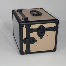 Load image into Gallery viewer, Khaki on Black TableWar Modular Mini-Size Display Tower Case Mark3 for hobby miniature wargaming storage and transport