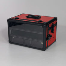 Load image into Gallery viewer, Red TableWar Modular Mini-Size Display Tower Case Mark3 for hobby miniature wargaming storage and transport