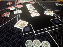 Load image into Gallery viewer, 70x35&quot; Poker Mat in Blue
