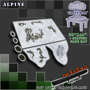 30x44" 'Alpine' + Scatter Terrain F.A.T. Mat