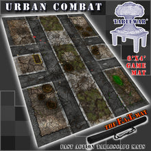 Load image into Gallery viewer, 6x4 &#39;Urban Combat&#39; F.A.T. Mat Gaming Mat
