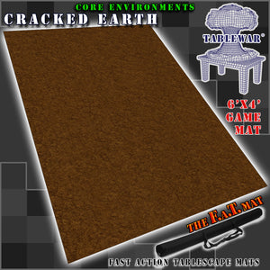 6x4 'Cracked Earth' F.A.T. Mat Gaming Mat