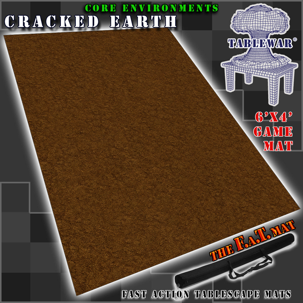 6x4 'Cracked Earth' F.A.T. Mat Gaming Mat