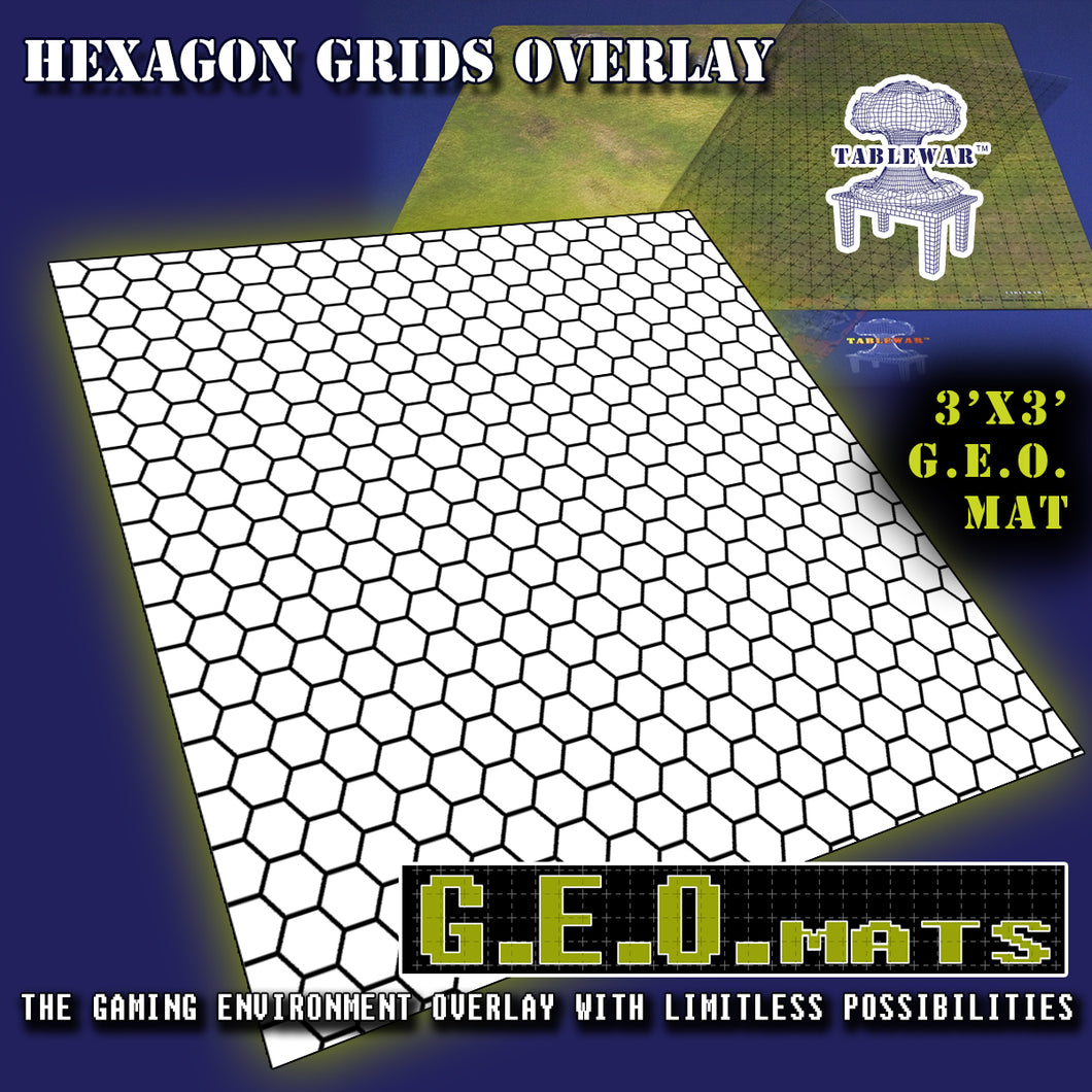 3x3 GEO Mat - Hex Grid