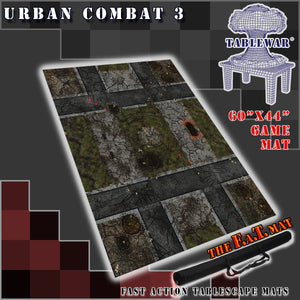 60x44" 'Urban Combat 3' F.A.T. Mat