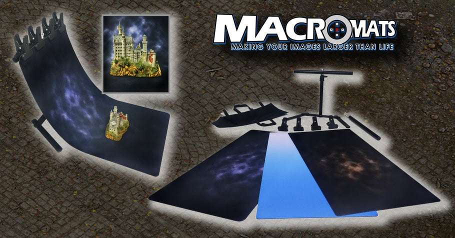 'Warm' & 'Cool' MacroMat Sun Burst effect off-center to allow you to position it perfectly