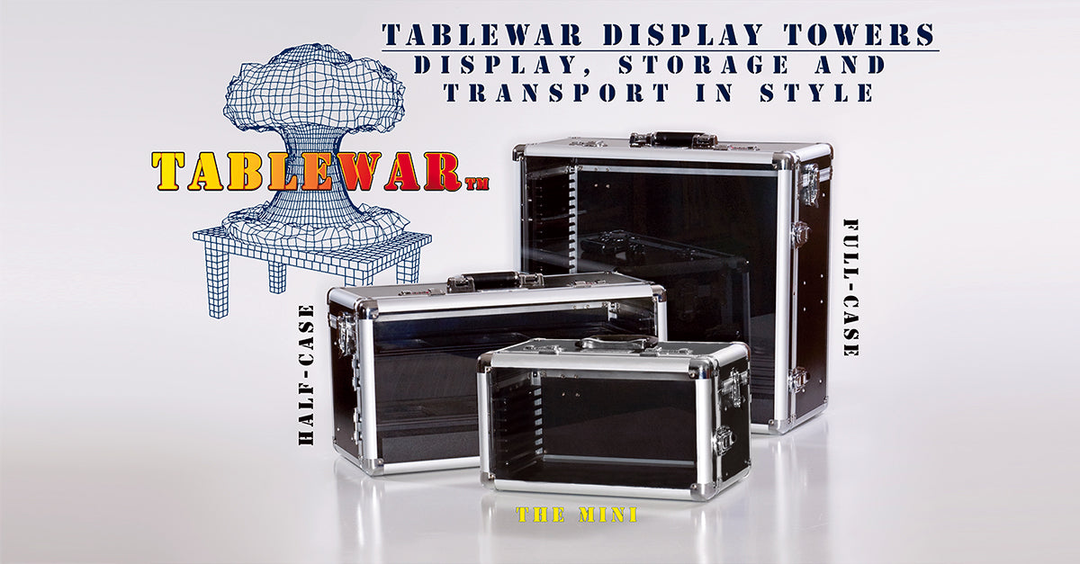 TABLEWAR Tower Cases Best miniature display transport storage case