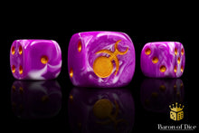 Load image into Gallery viewer, Gluttony, Gold Inlay, Dice
