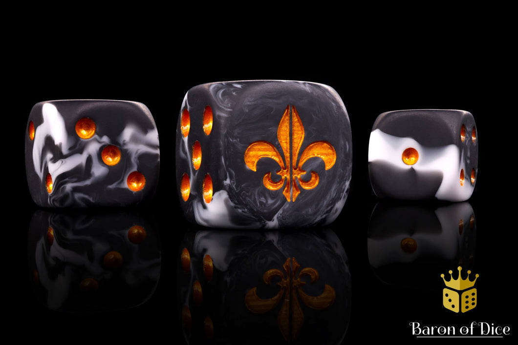 Fleur De Lis, Heritage, Dice