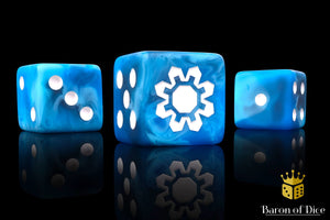 Frozen Cog, 16mm Dice