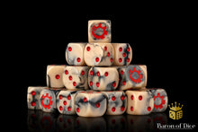 Load image into Gallery viewer, Alien Dice - Sand &amp; Red
