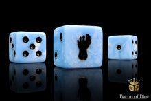 Load image into Gallery viewer, Giant Footprint, Blue Frost, Dice
