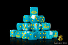Load image into Gallery viewer, Ethersea, Yellow, 16mm Dice
