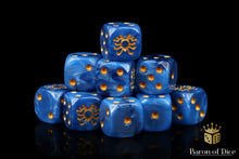 Load image into Gallery viewer, Entombed Skeleton Rune, 16mm Dice
