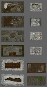 Tablewar Cobble neoprene gaming mat terrain base set for Warhammer GT terrain bases 40K competitive gaming