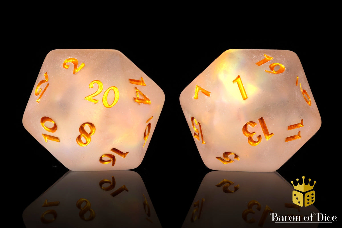 Frosted Gold, D20 – TABLEWAR®