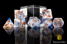 Load image into Gallery viewer, Arctic Breaker Sharp Edge RPG Dice Set - 7 Pieces
