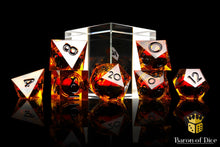 Load image into Gallery viewer, Evil Eye Sharp Edge RPG Dice Set - 7 Pieces
