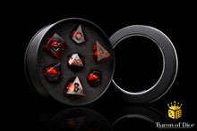 Load image into Gallery viewer, Evil Eye Sharp Edge RPG Dice Set - 7 Pieces
