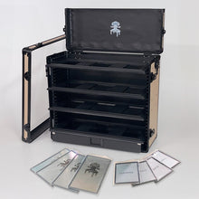 Load image into Gallery viewer, Khaki TableWar Modular Full-Size Display Tower Case Mark3 for hobby miniature wargaming storage and transport
