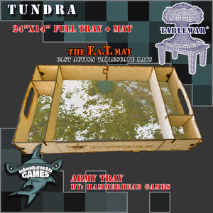Full Army Tray + 24x14" Tundra F.A.T. Mat