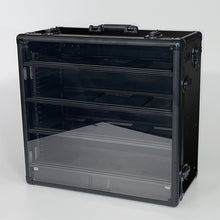Load image into Gallery viewer, TableWar Black on Black Modular Full Size Display Tower Case for miniature wargaming storage and transport
