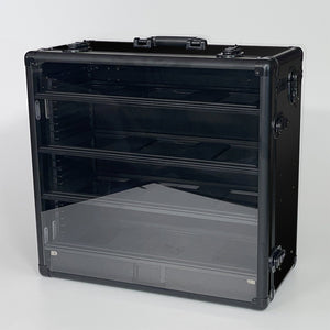 TableWar Black on Black Modular Full Size Display Tower Case for miniature wargaming storage and transport