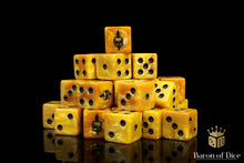 Load image into Gallery viewer, Gold Company 16mm Dice
