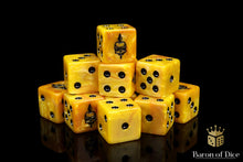 Load image into Gallery viewer, Gold Company 16mm Dice
