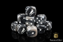 Load image into Gallery viewer, Black Crow 16mm Dice
