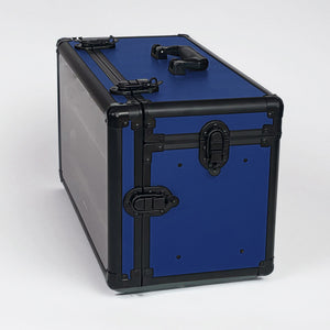 Deep Blue TableWar Modular Full-Size Display Tower Case Mark3 for hobby miniature wargaming storage and transport