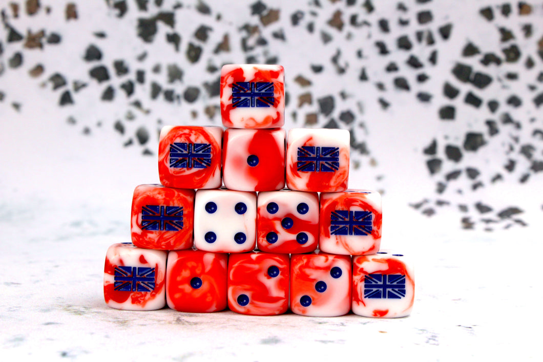 Great Britain 16mm Dice