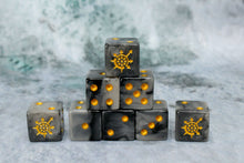 Load image into Gallery viewer, Cogs of Chaos, Corrupted Steel, 16mm Dice
