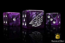 Load image into Gallery viewer, Black Ships, Square, 16mm Dice
