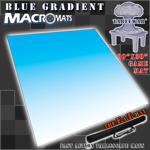 TableWar Blue Gradient 30x30 Macromat miniature wargaming hobby etsy seller art supplies Macro and Micro photography backdrops photomats