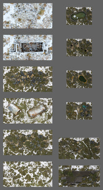 Tablewar neoprene gaming mat terrain base set for Warhammer GT terrain bases 40K competitive gaming