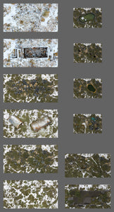 Tablewar neoprene gaming mat terrain base set for Warhammer GT terrain bases 40K competitive gaming