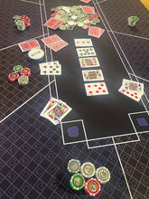 Load image into Gallery viewer, 70x35&quot; Poker Mat in Blue
