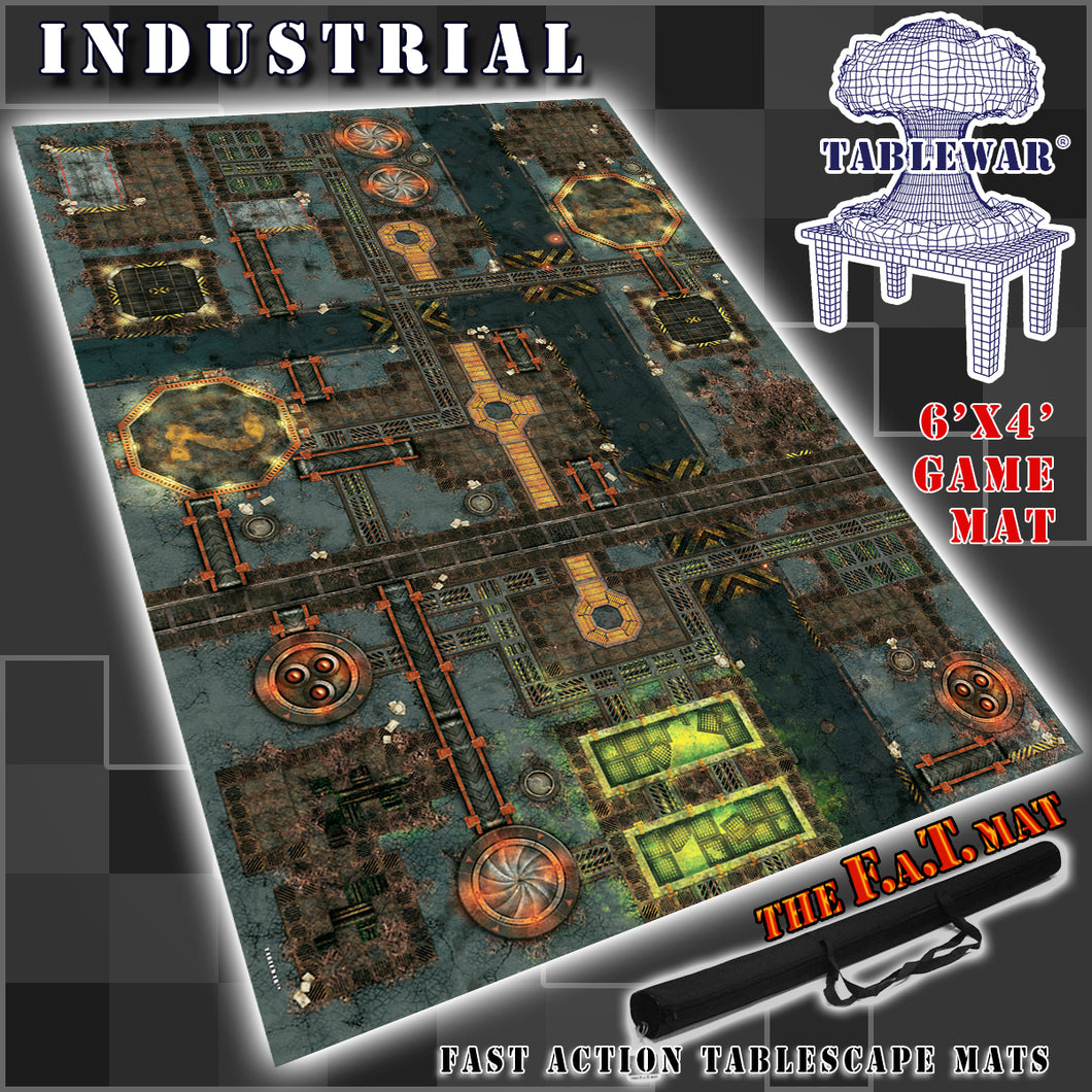 6x4 'Industrial' F.A.T. Mat Gaming Mat