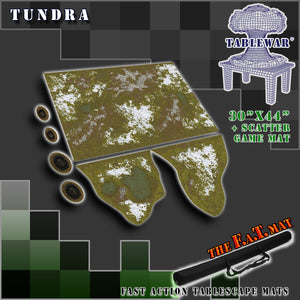 30x44" 'Tundra' + Scatter Terrain F.A.T. Mat