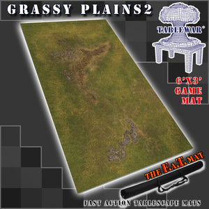 Grassy Plains Gaming Mat - Best Neoprene Battle Mat for Tabltop war gaming