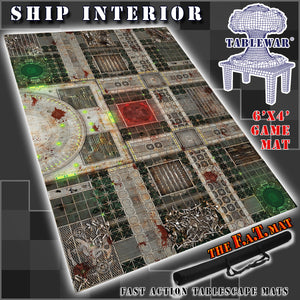 6x4 'Ship Interior' F.A.T. Mat Gaming Mat