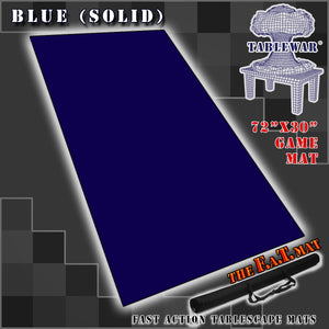 72x30" Solid Blue F.A.T. Mat Gaming Mat