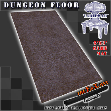 6’x3’ gaming mat with a Dungeon theme, marketed for tabletop gaming, accompanied by a black canvas zipper bag TableWar neoprene Tournament Tabletop Game mat Star War: Legions