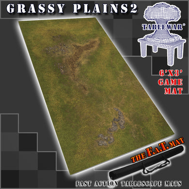 6’x3’ gaming mat with a Grassy theme, marketed for tabletop gaming, accompanied by a black canvas zipper bag TableWar neoprene Tournament Tabletop Game mat Star Wars: Legions