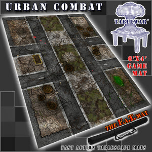 6x4 'Urban Combat' F.A.T. Mat Gaming Mat